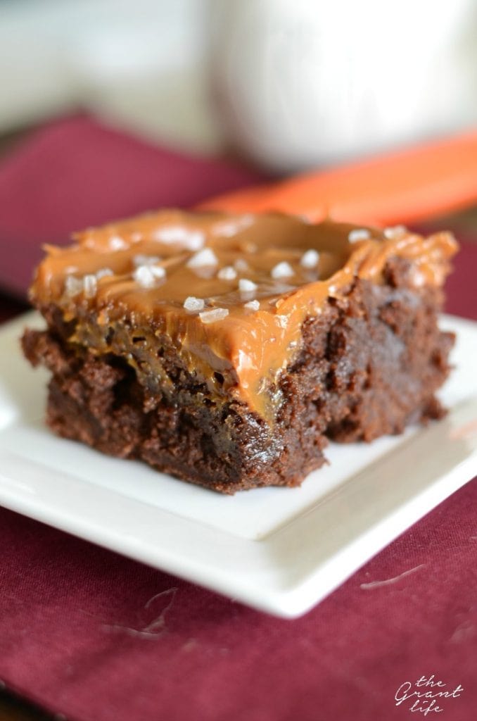 Weekly Family Meal Plan - Salted Caramel Brownie