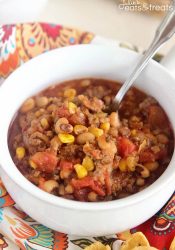 Sausage & Black Eyed Pea Chili