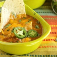 Slow Cooker King Ranch Chicken Soup