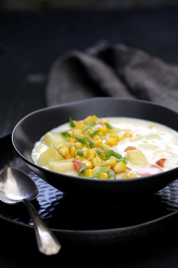 Weekly Family Meal Plan - Potato Corn Chowder