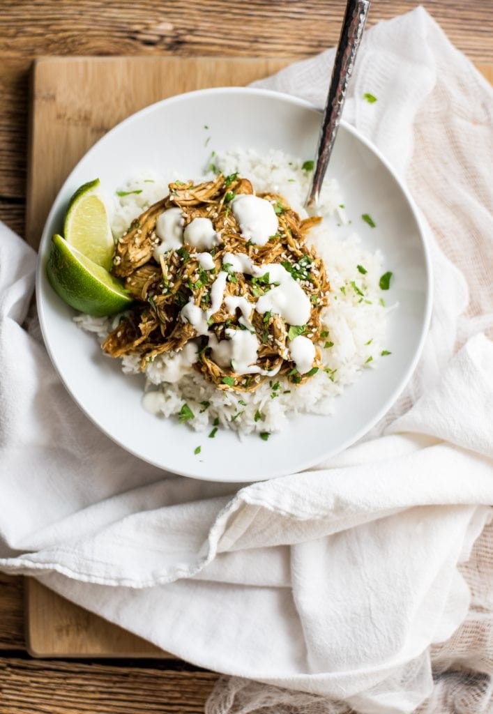 Weekly Family Meal Plan - Slow Cooker Chicken Teriyaki with Pineapple Creama