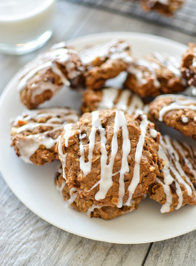 Pumpkin Oatmeal Cookies with Hazlenuts and Coconut