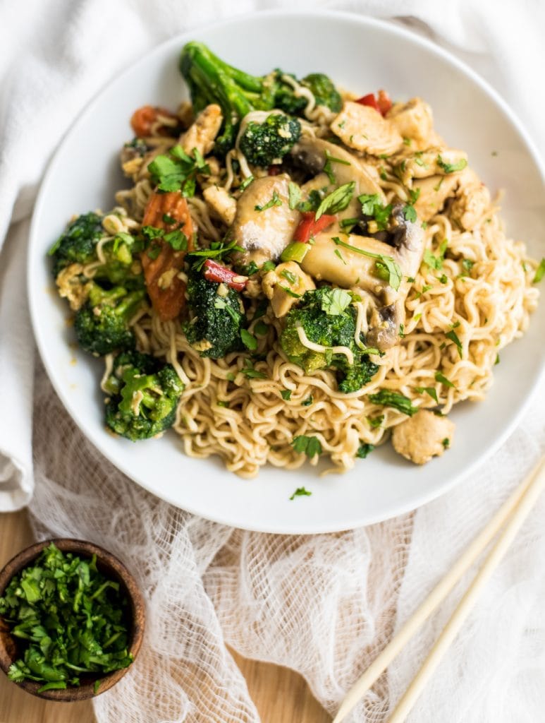 30 Minute Chicken Stir Fry Ramen