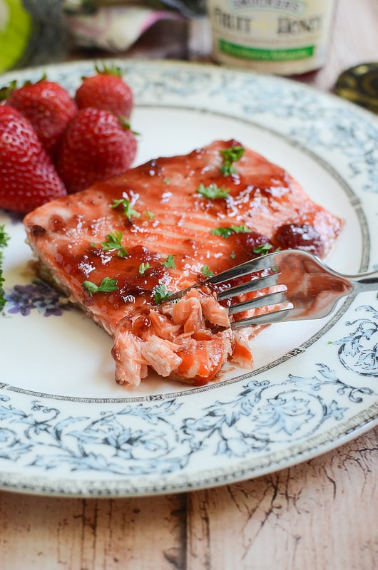 Strawberry Jalapeno Salmon
