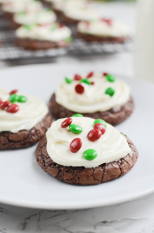 M&Ms Brownie Cookies