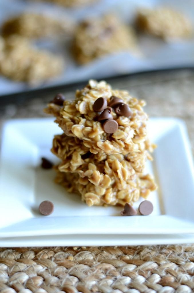 Peanut Butter Chocolate No Bake Cookies