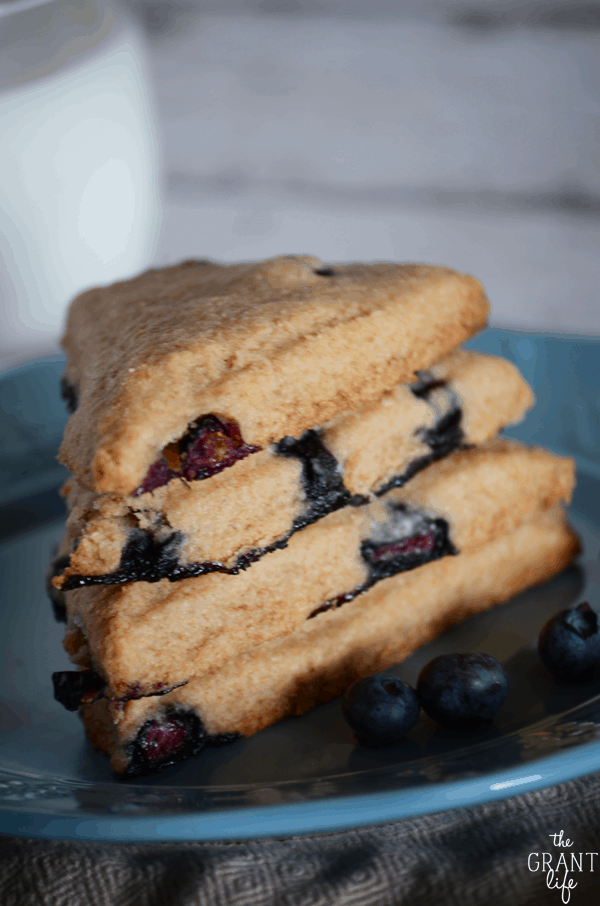 Healthy Blueberry Scones