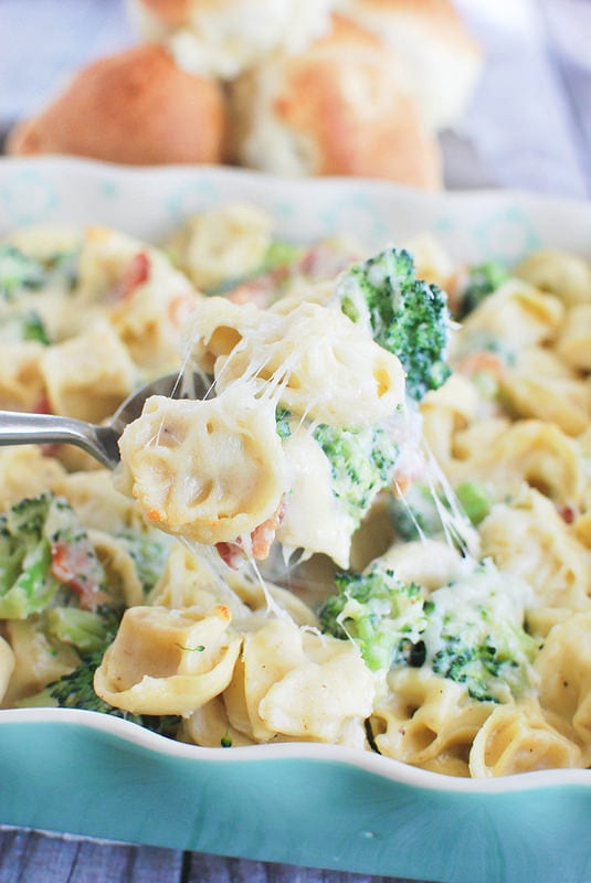 Bacon Tortellini Bake