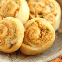 Crescent Chicken Taco Pinwheels