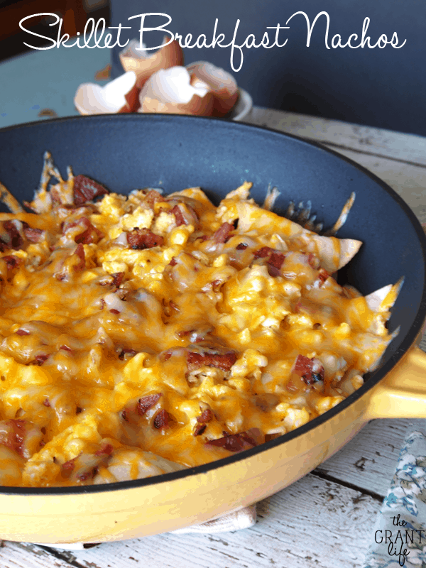 Skillet Breakfast Nachos