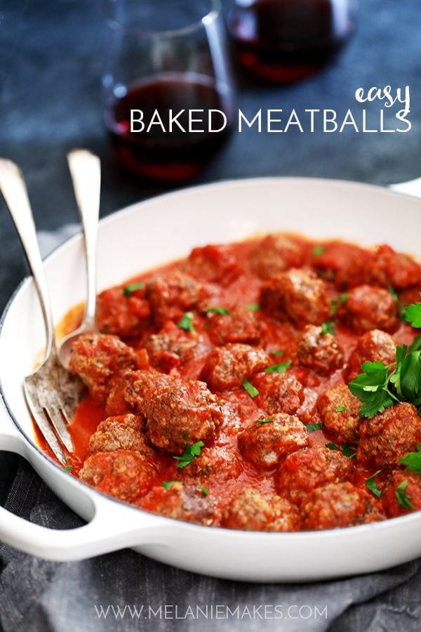 Easy Baked Meatballs