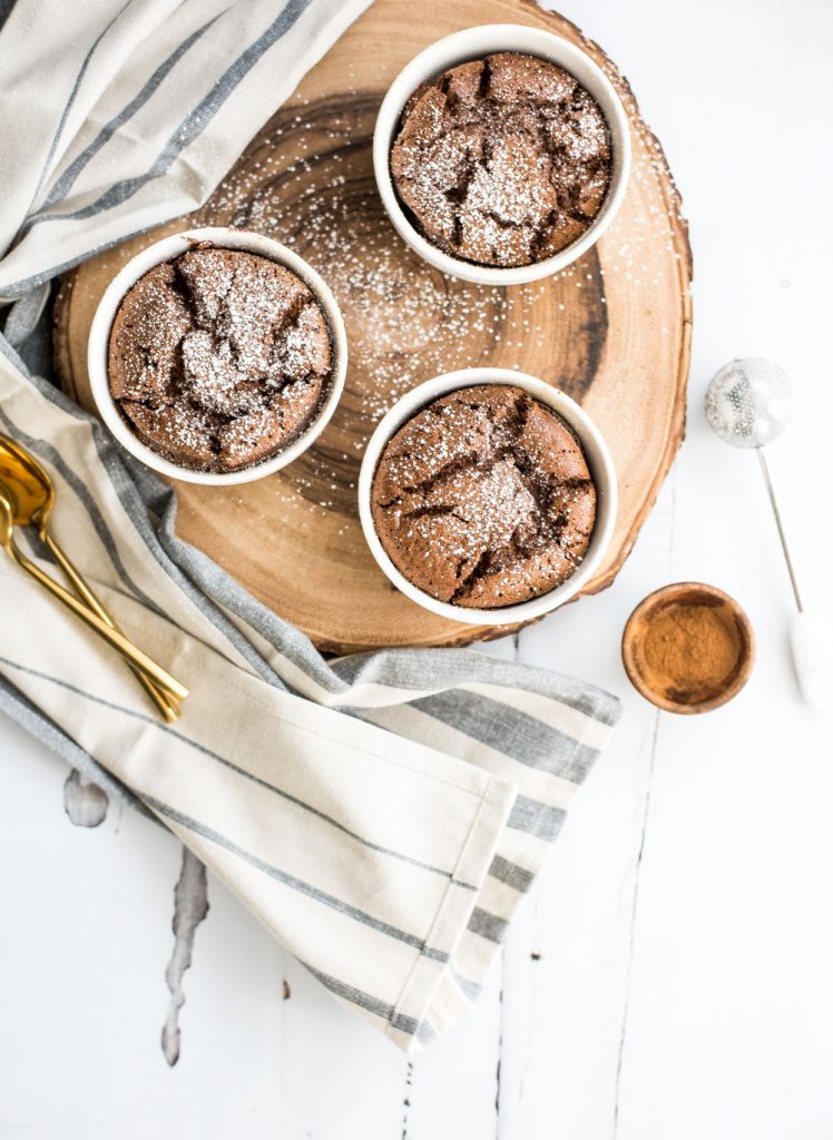 Easy Cinnamon Chocolate Souffles