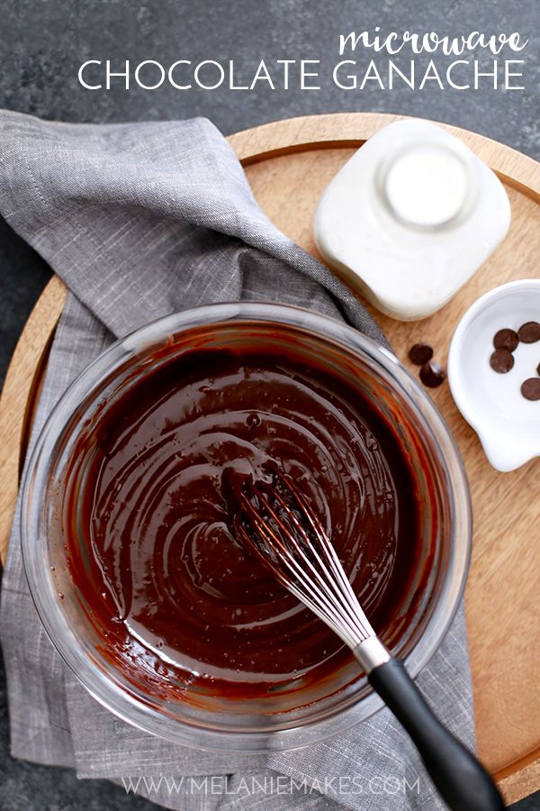 Microwave Chocolate Ganache