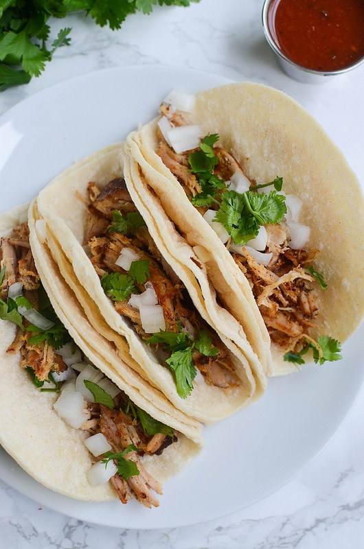 Slow Cooker Carnita Street Tacos