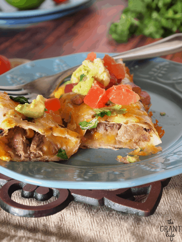 Crockpot Roast Enchiladas