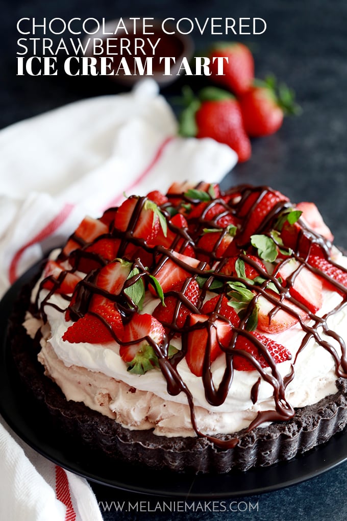 Chocolate Covered Strawberry Tart