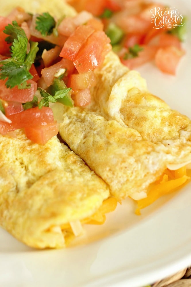 Egg Crepes - Diary of A Recipe Collector