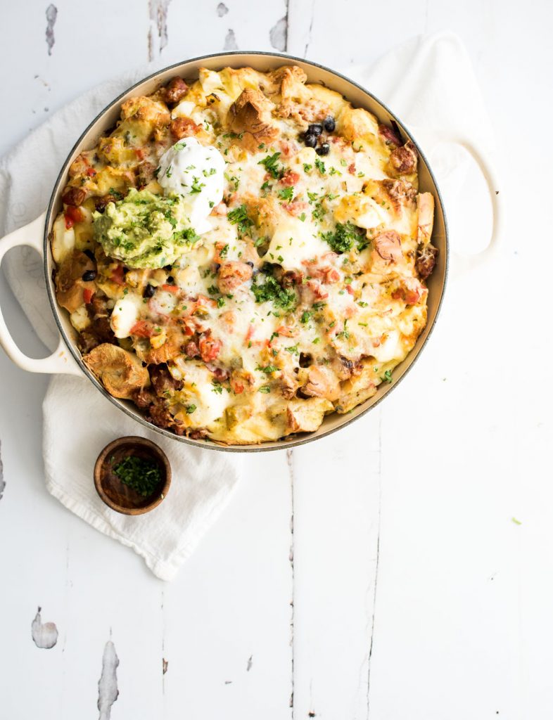 Huevos Rancheros Breakfast Strata