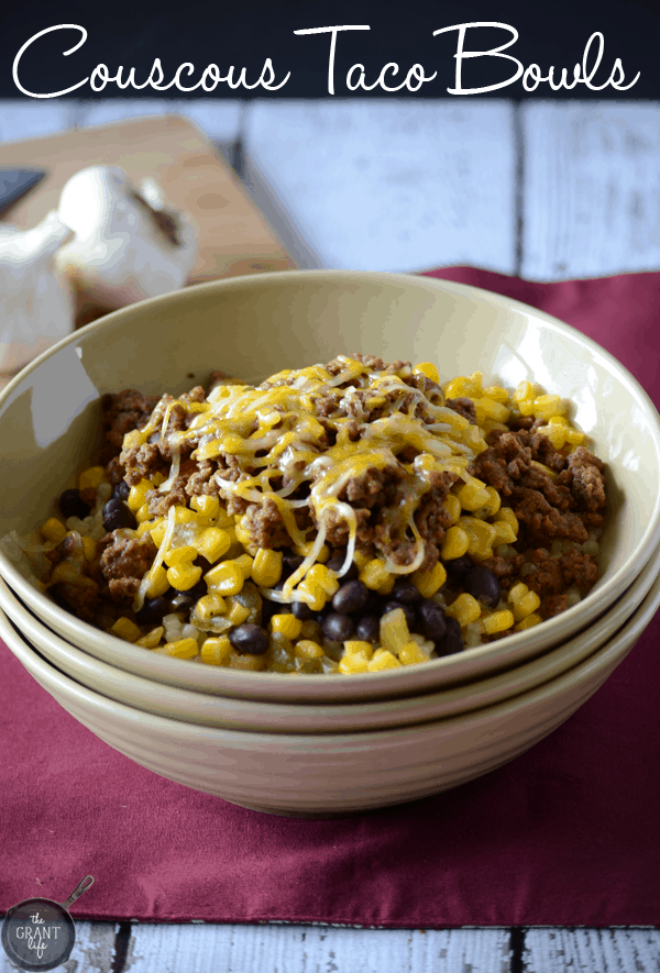 Couscous Taco Bowls