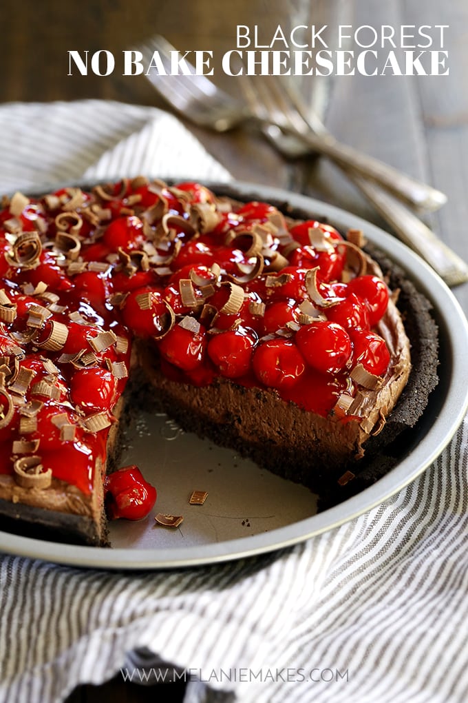 Black Forest No Bake Cheesecake