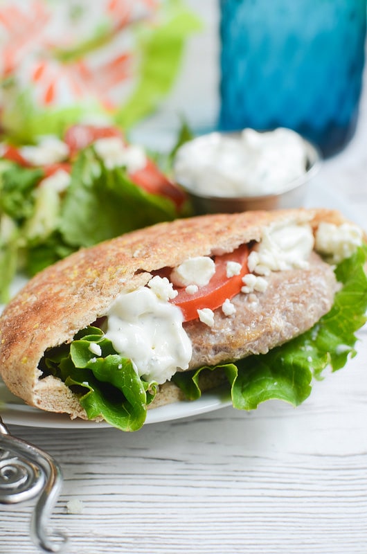 Greek Turkey Burgers