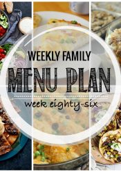 Weekly Family Meal Plan #86