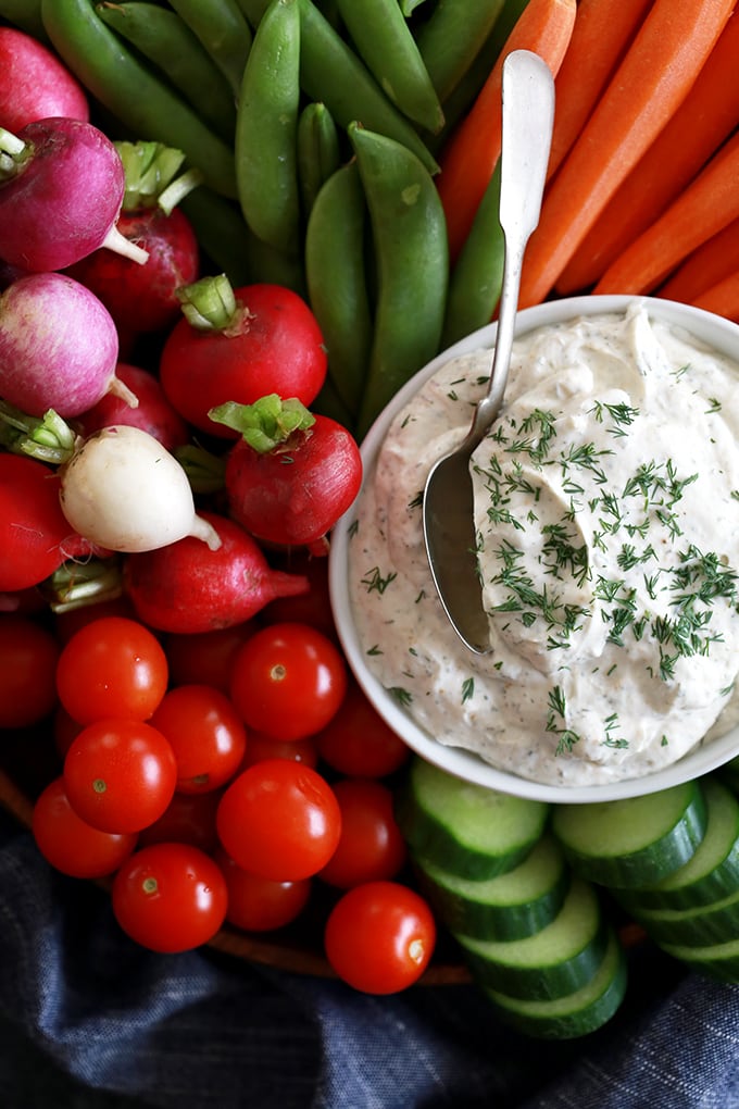 Yogurt Dill Vegetable Dip