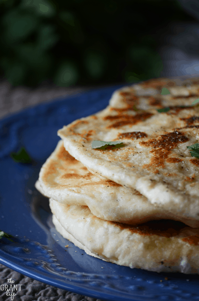 Homemade Naan