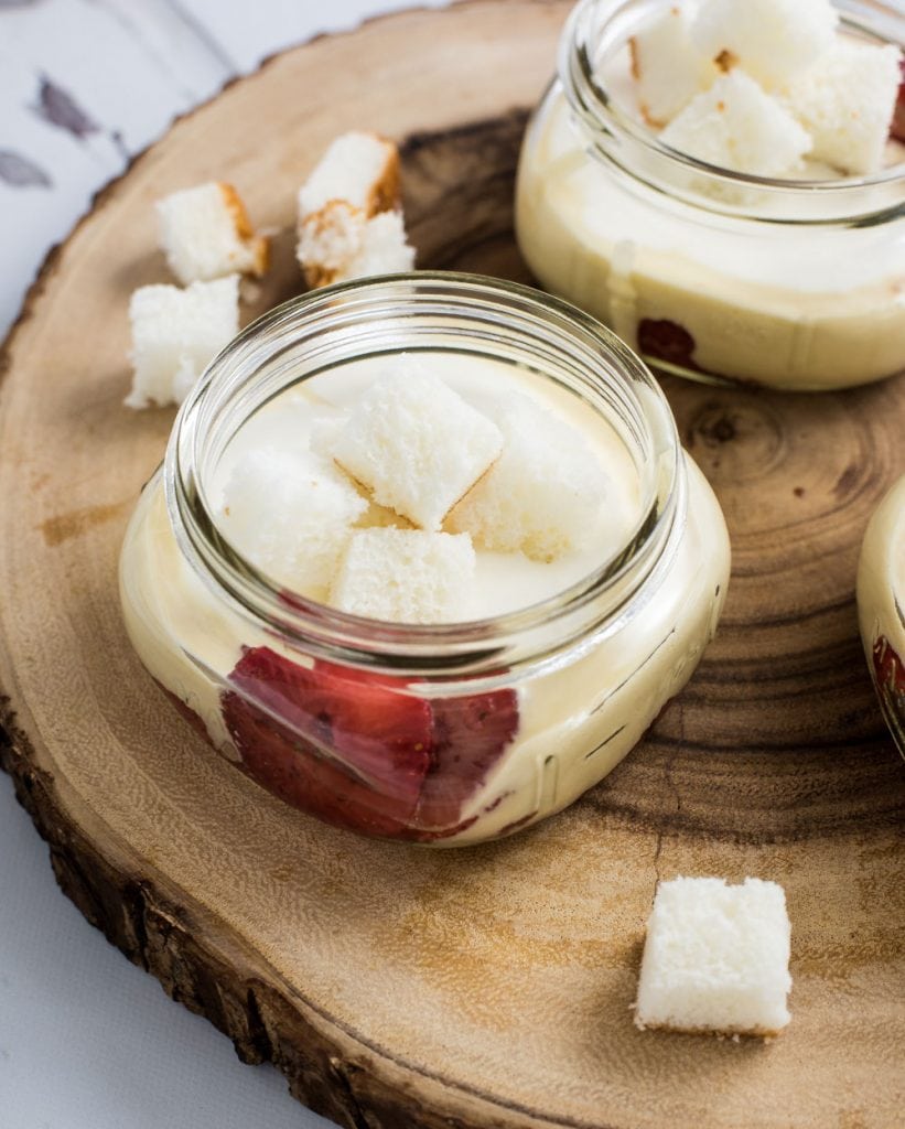 Strawberry and Cream Trifles