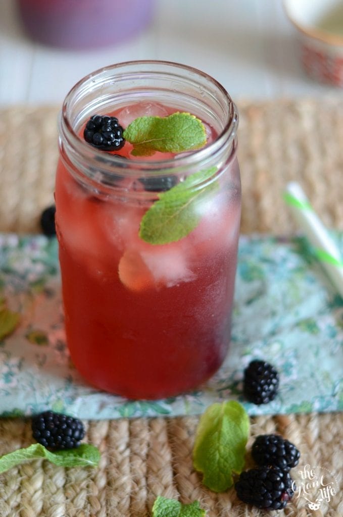 Blackberry Mint Agua Fresca