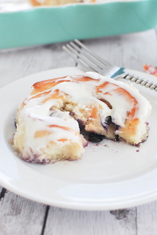 Blueberry Lemon Sweet Rolls