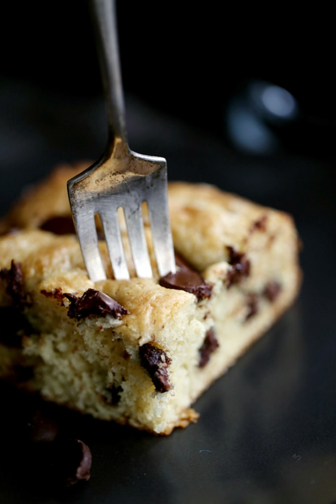 Chocolate Chip Sour Cream Coffee Cake