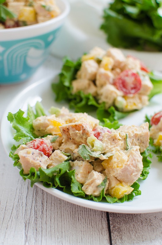 Hummus Turkey Lettuce Wraps