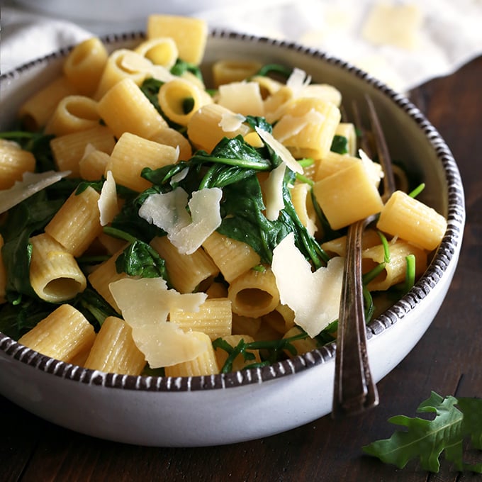 Lemon Arugula Pasta