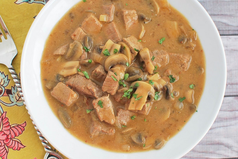 Paleo Beef Stroganoff