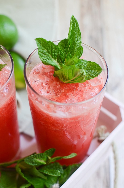 Watermelon Mint Margaritas