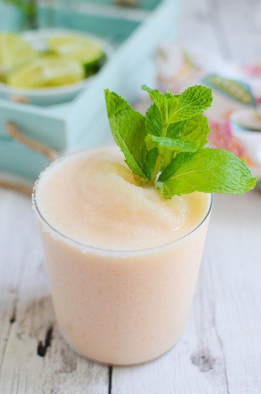 Cantaloupe Coconut Margaritas