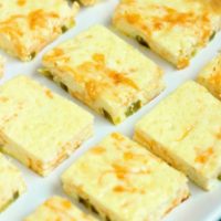 Cheesy Jalapeno Egg Squares