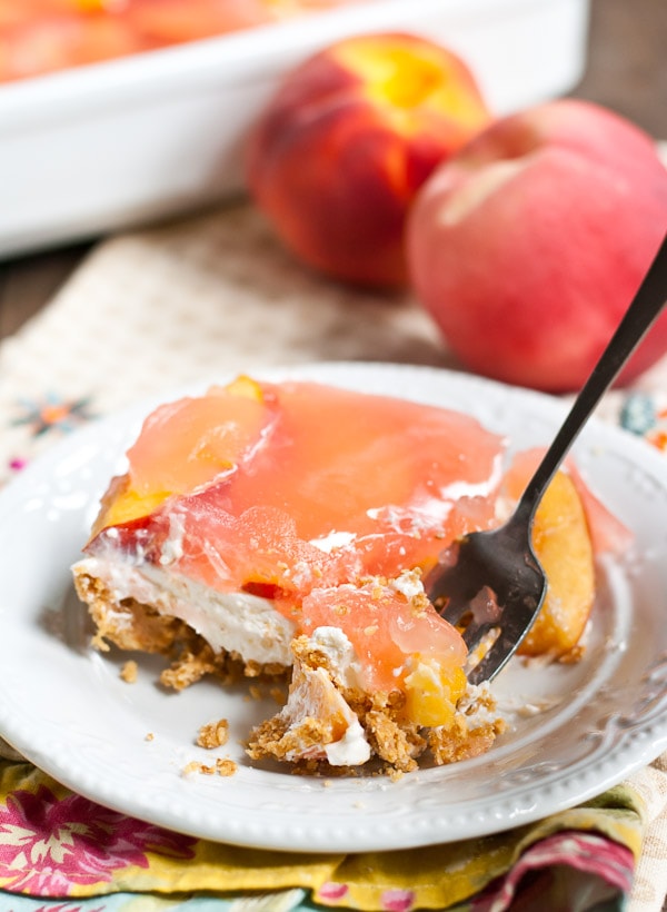 No Bake Peach Delight