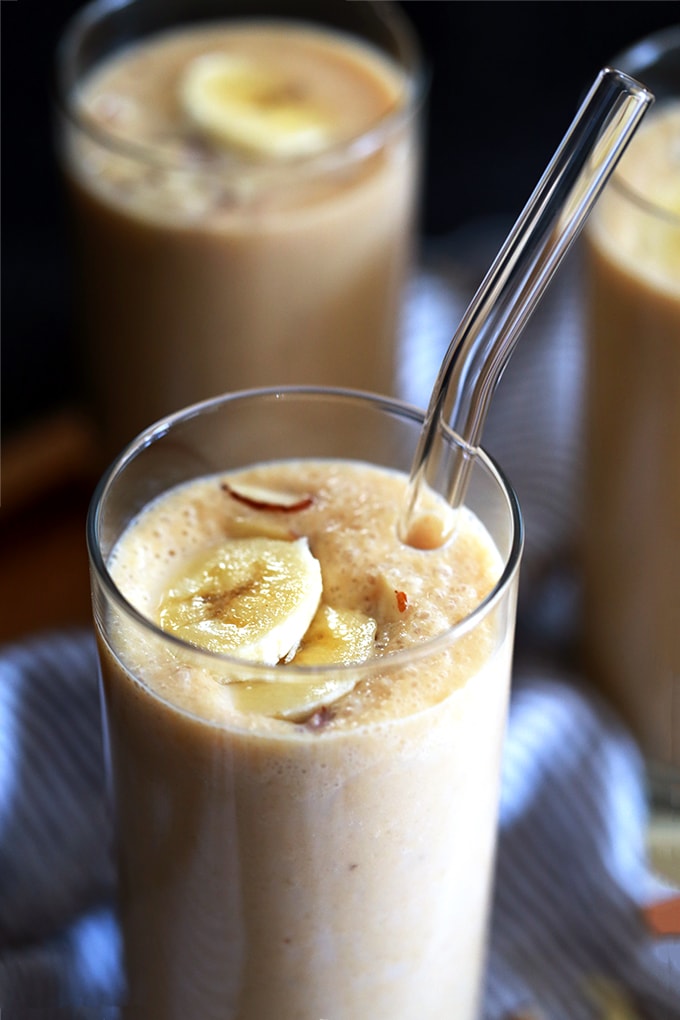 Almond Butter Banana Smoothie