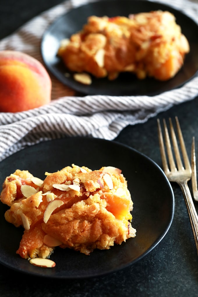 Cake Mix Fresh Peach Cobbler