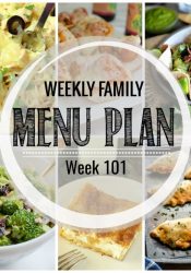 Weekly Family Meal Plan #101
