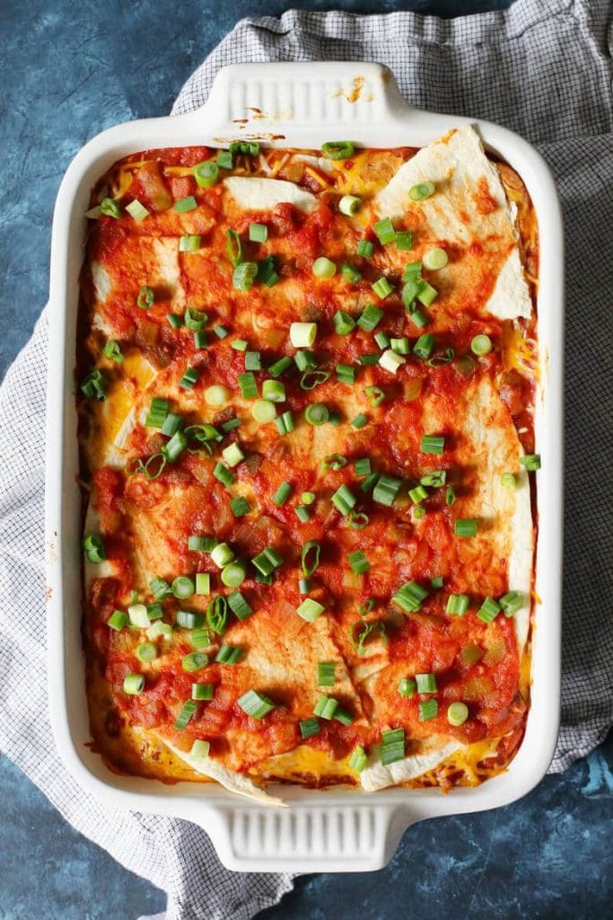 Bean Burrito Casserole