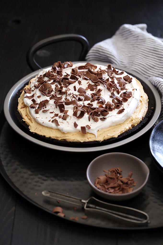 Black Bottom No Bake Pumpkin Cheesecake