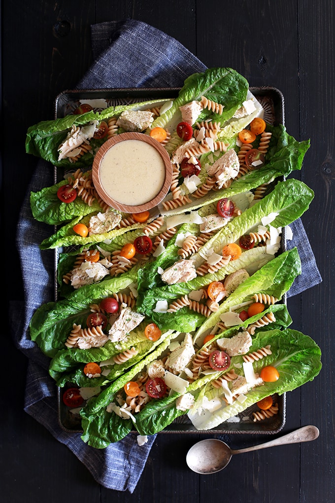 Chicken Caesar Pasta Salad