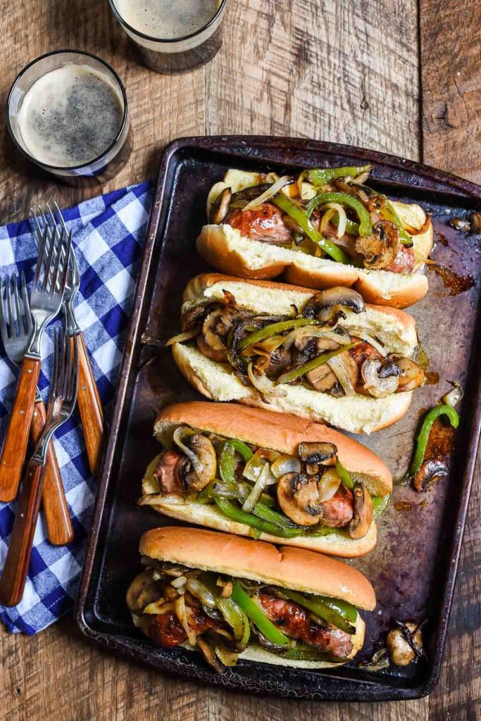 Philly Cheese Brats