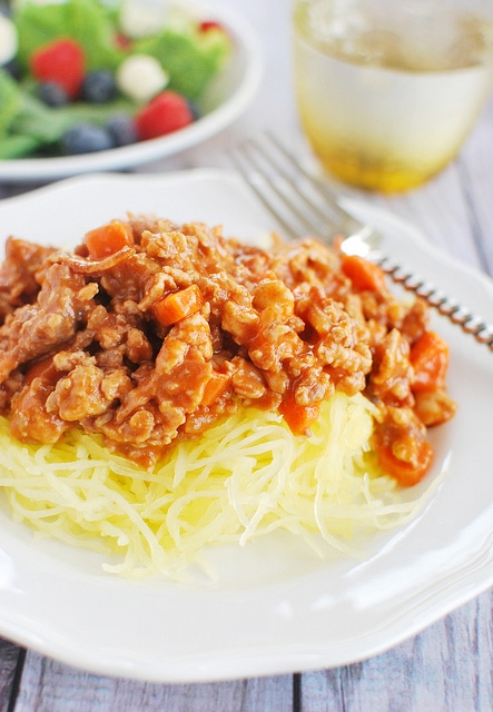 Spaghetti Squash Bolognese