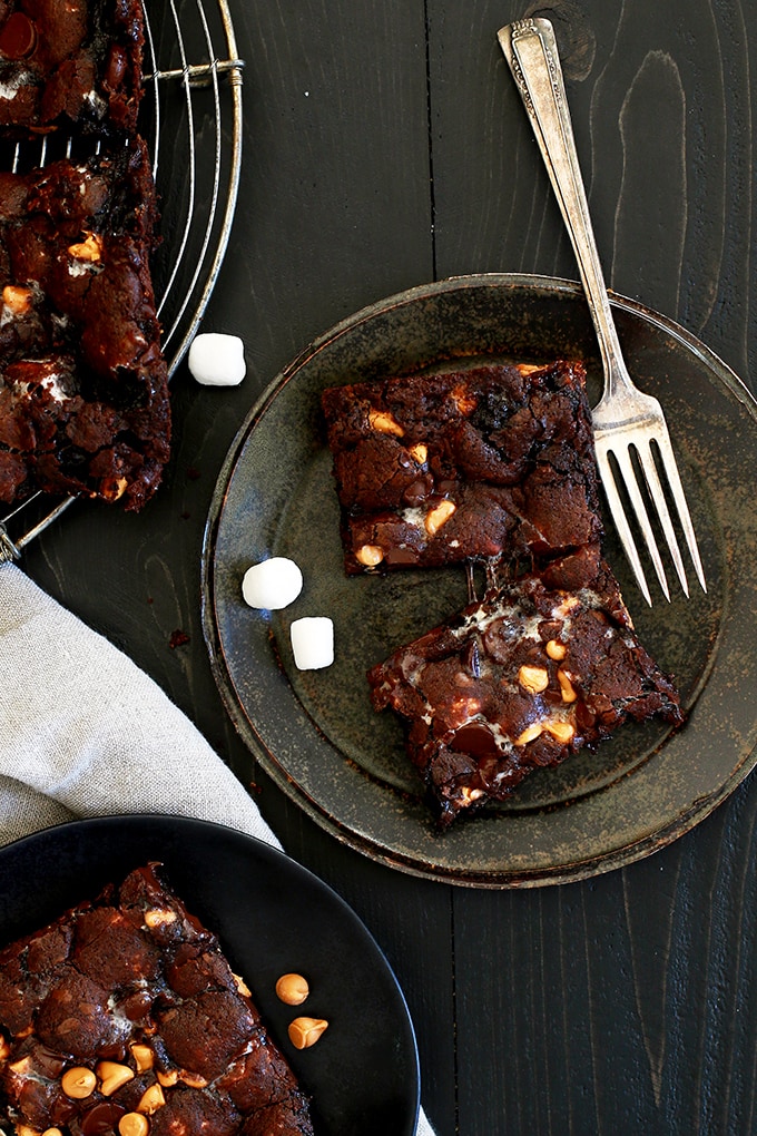 Butterscotch Marshmallow Brownies