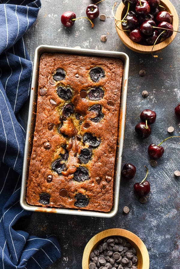 Cherry Chocolate Chip Banana Bread