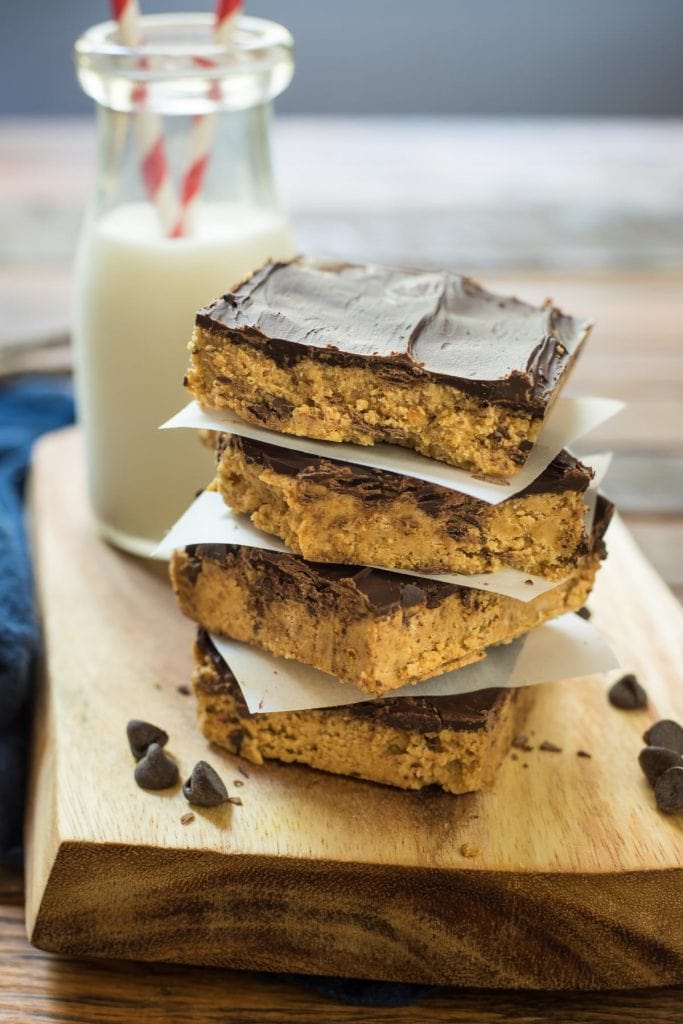 No Bake Peanut Butter Bars